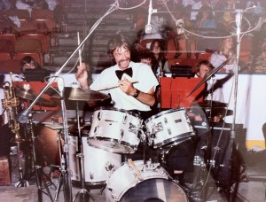dad at drums