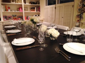 set table